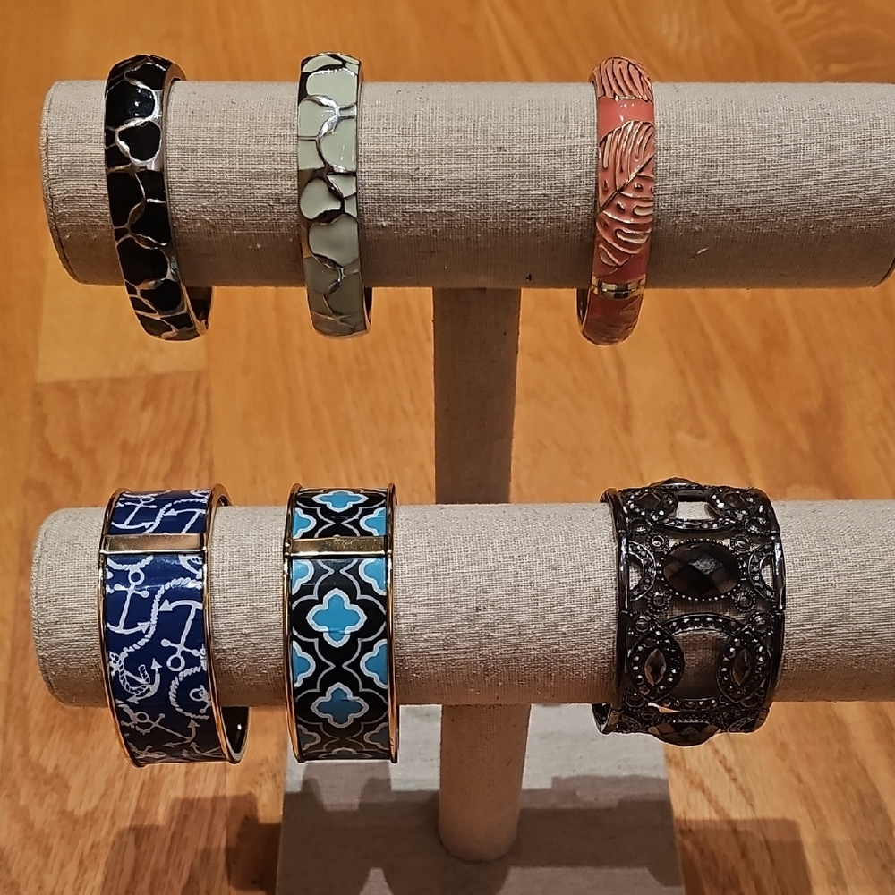 Set of Colorful Patterned Bangles